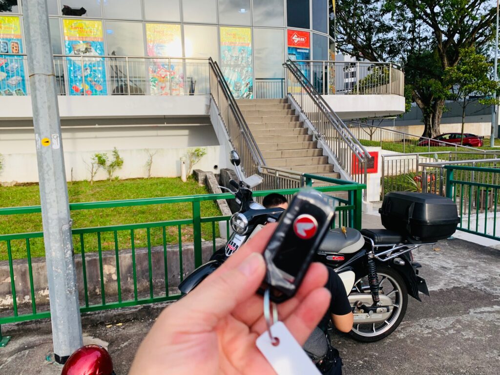 Honda Super Cub smart key