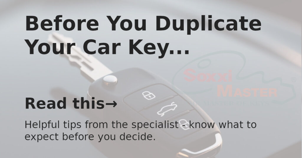 Car key duplication expert tips