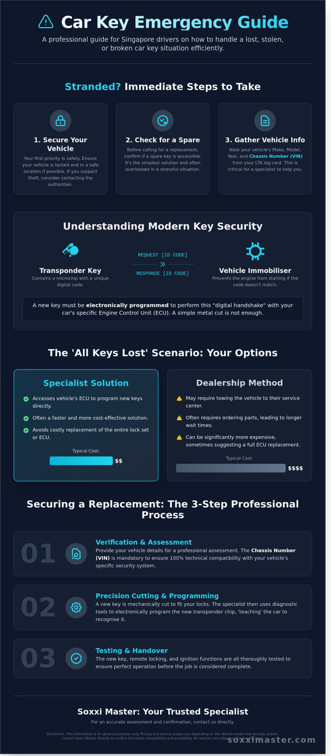Emergency Car Key Replacement in Singapore: A Professional How-To Guide