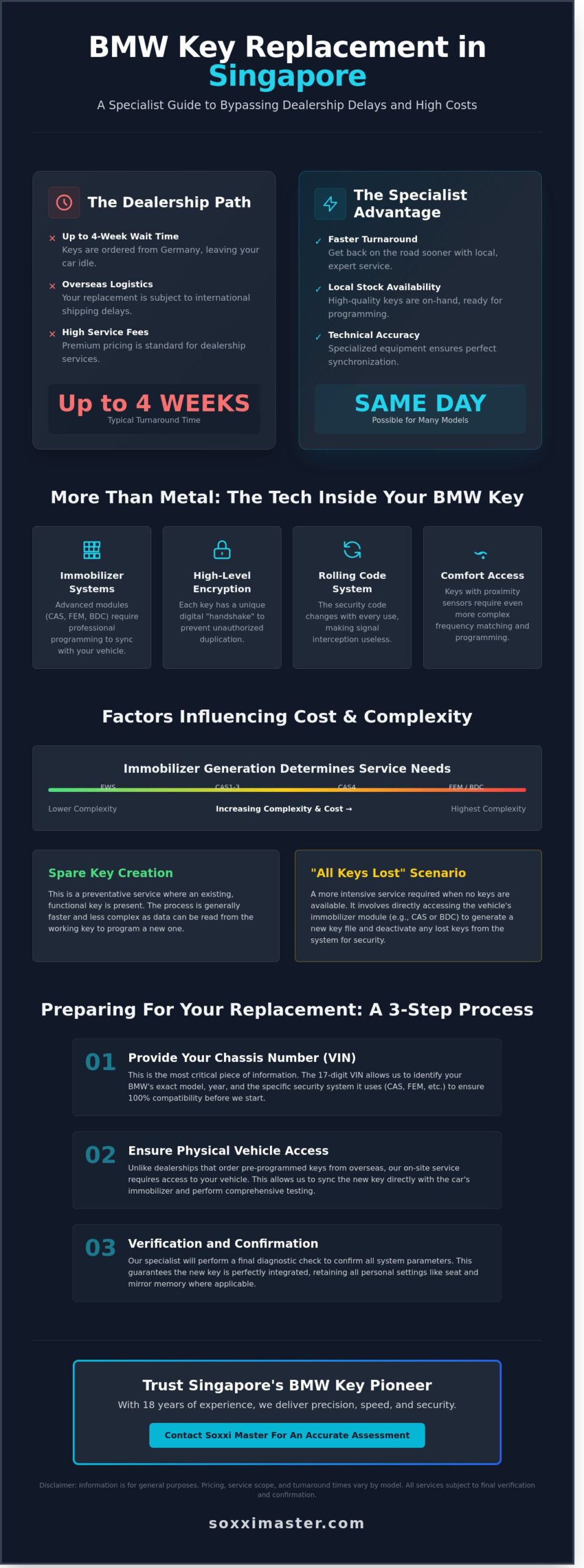 BMW Key Replacement Cost Singapore: 2026 Specialist Buying Guide