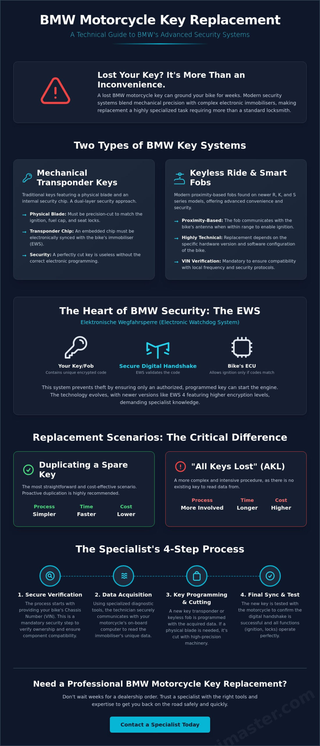 BMW Motorcycle Key Replacement in Singapore: A Specialist Guide
