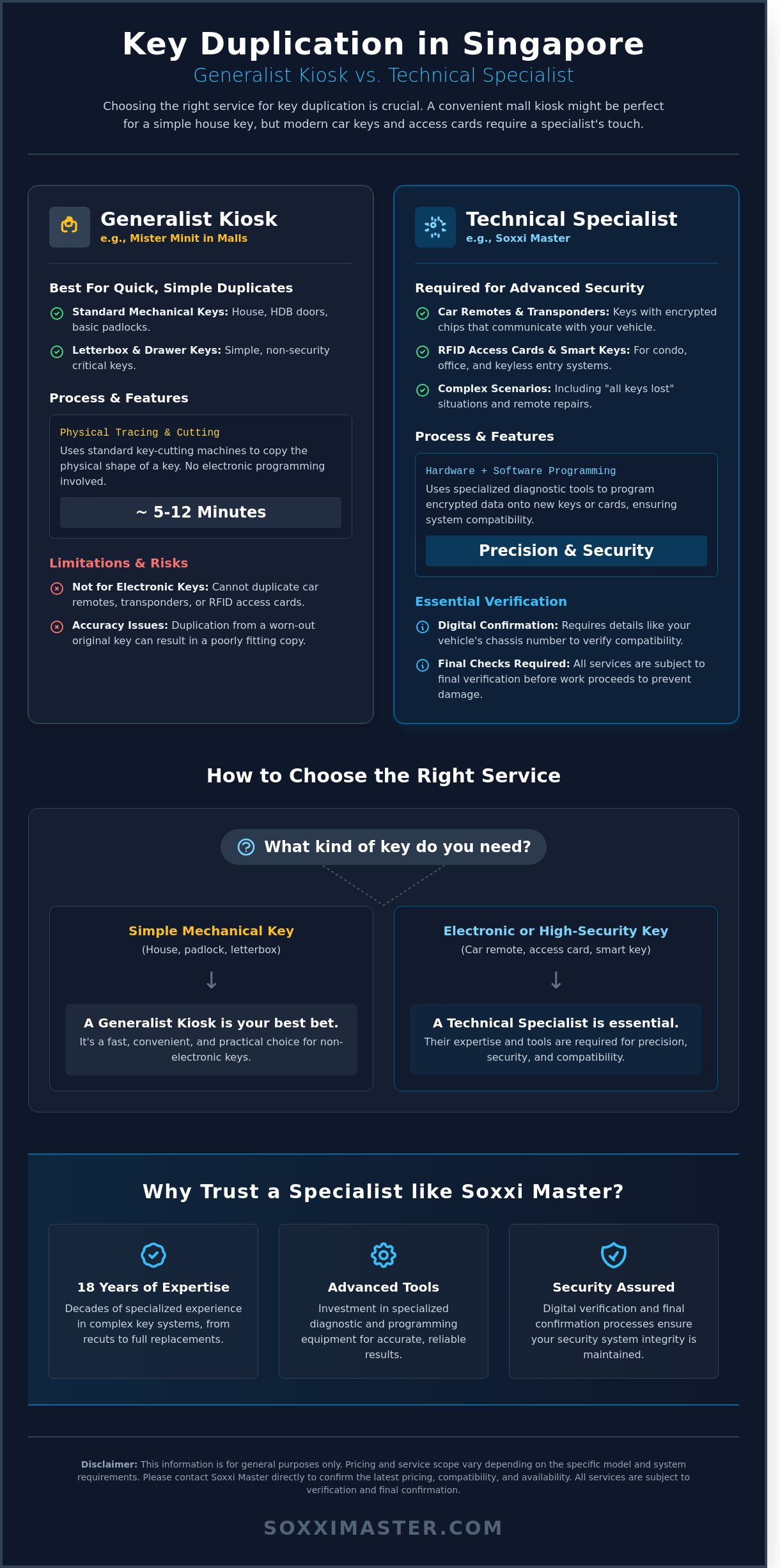 Mister Minit Near Me vs. Key Specialists: Choosing the Right Service in Singapore