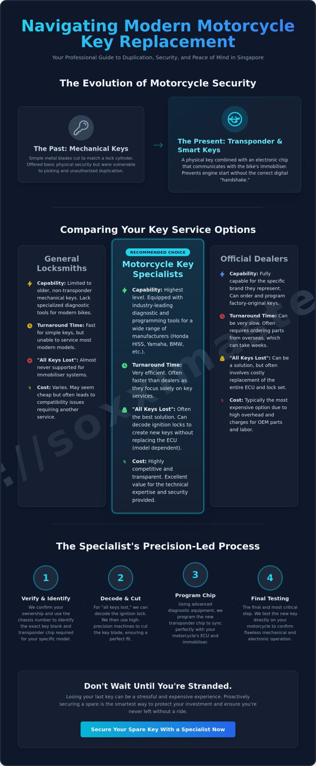 Motorcycle Key Maker in Singapore: A Professional Guide to Security and Duplication (2026)