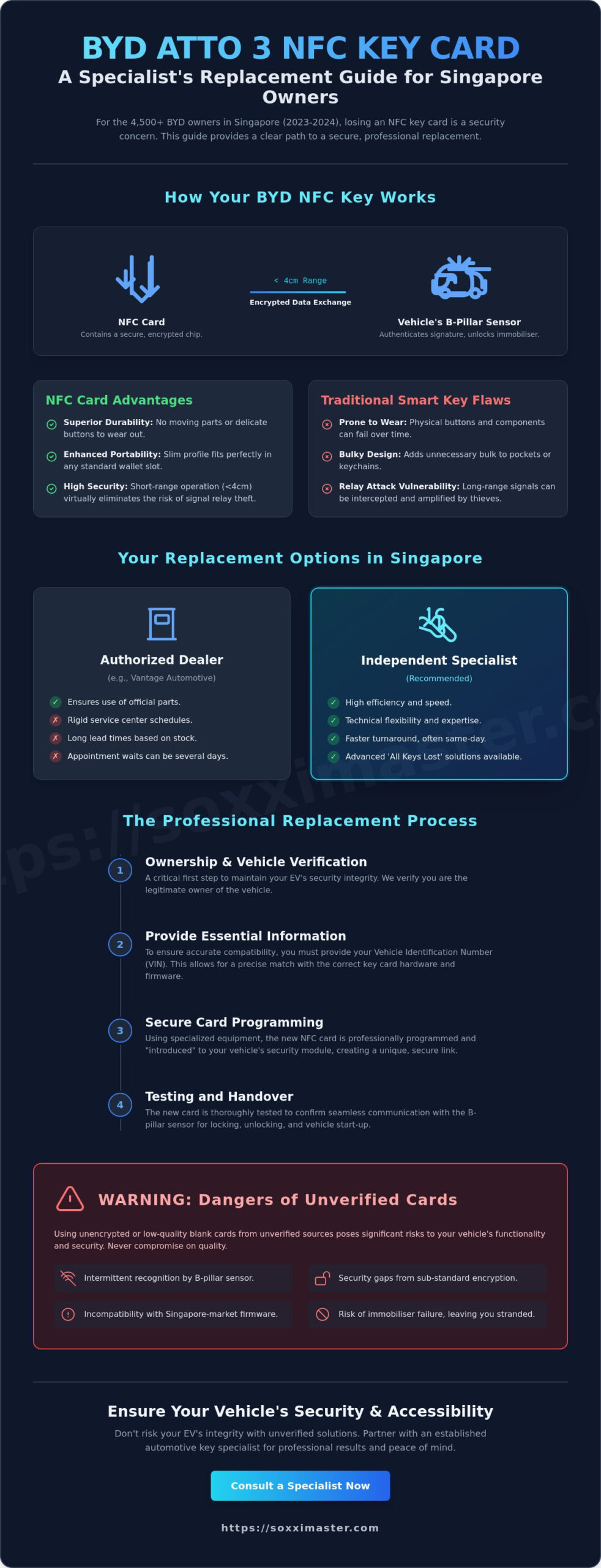 Professional BYD Atto 3 Key Card Replacement in Singapore (2026)