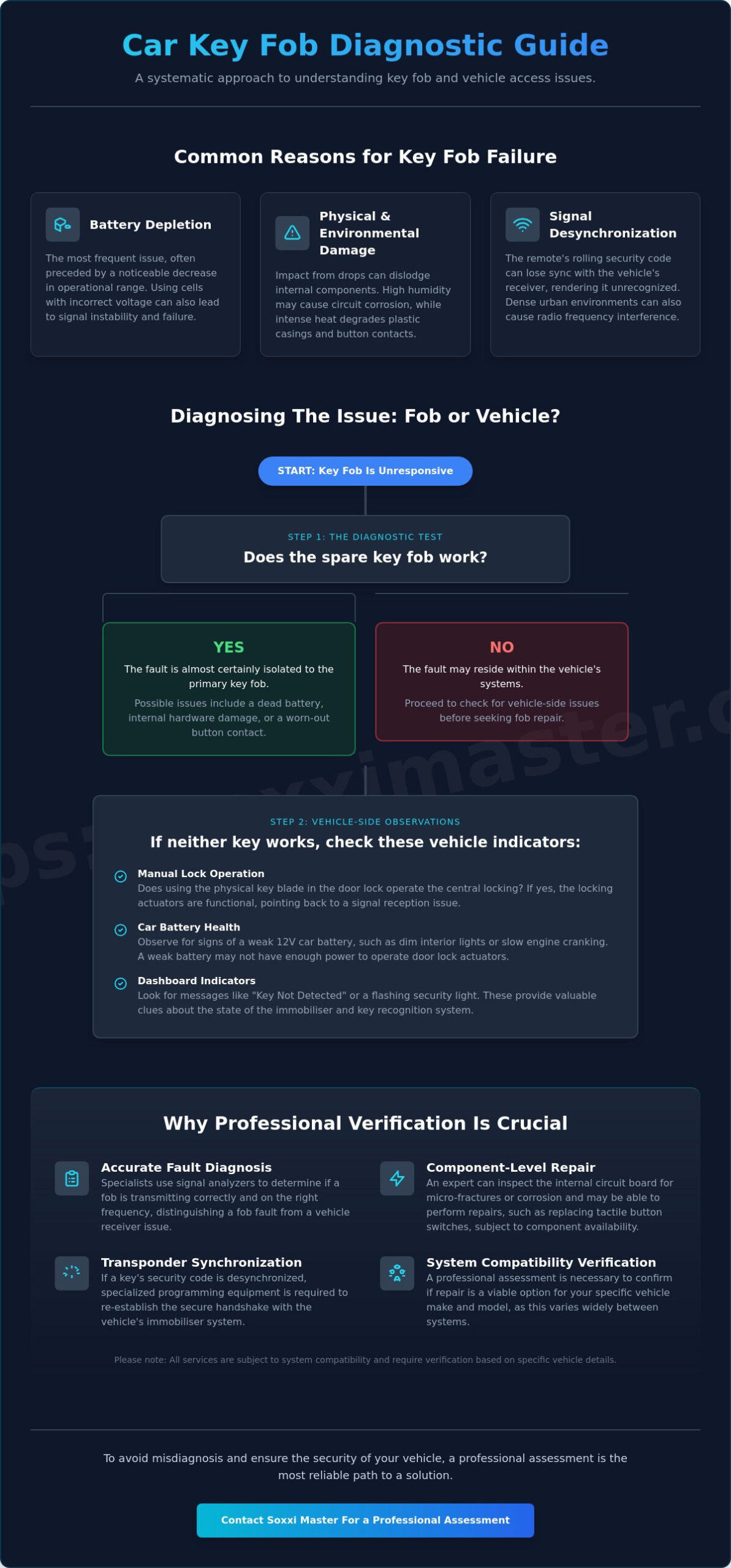 Why Is My Key Fob Not Unlocking Doors? A Professional Diagnostic Guide