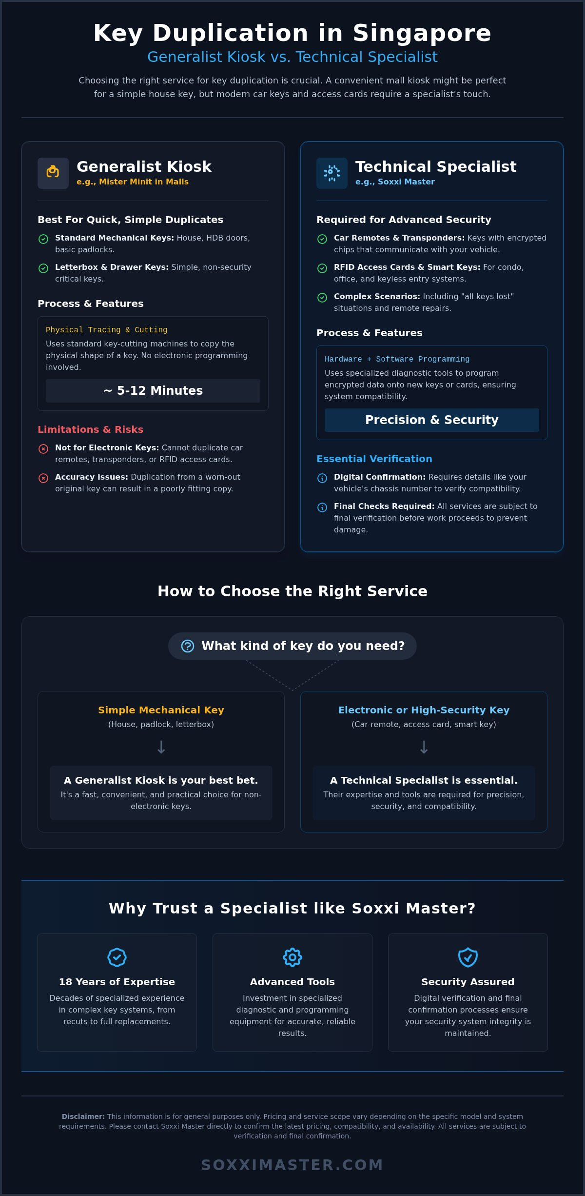 Mister Minit Near Me vs. Key Specialists: Choosing the Right Service in Singapore