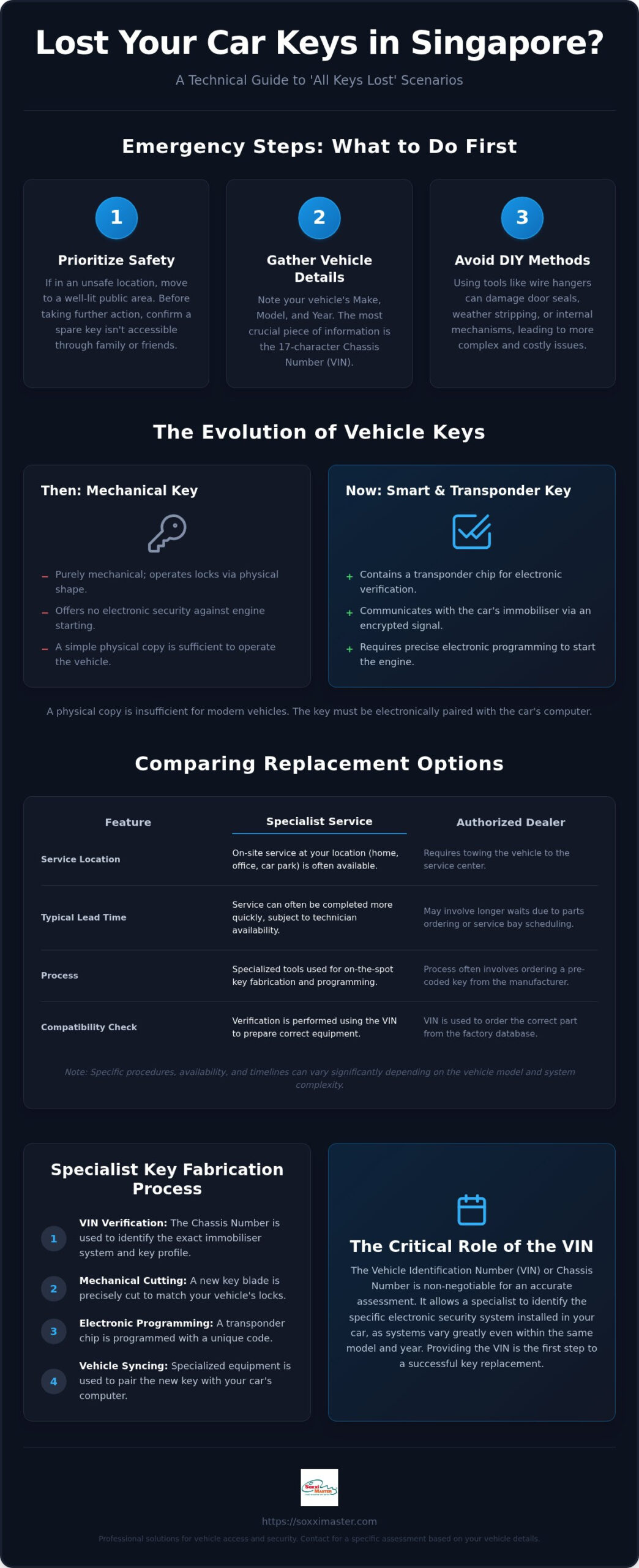 Emergency Lost Car Key Replacement Singapore: A Specialist’s 2026 Guide