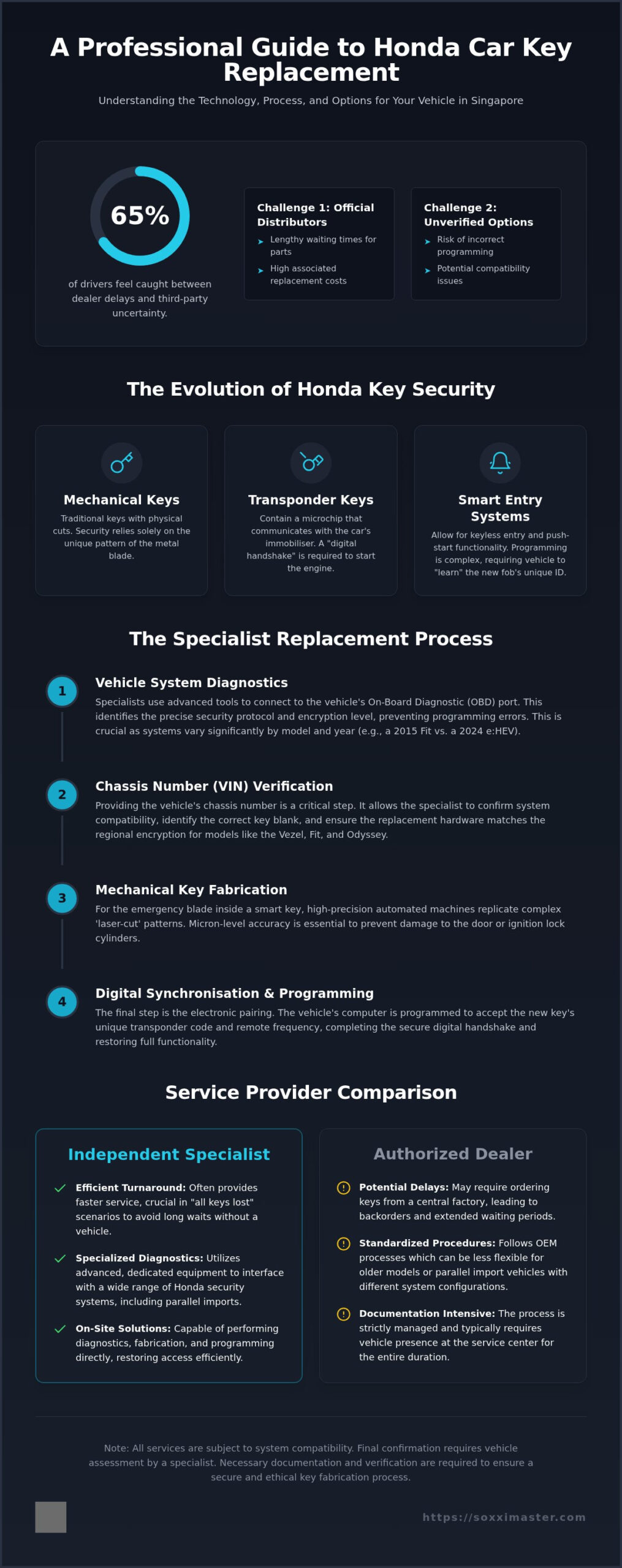 Professional Honda Car Key Replacement in Singapore: A 2026 Specialist Guide
